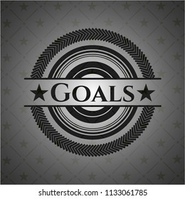 Goals dark emblem