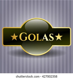 Goals golden emblem