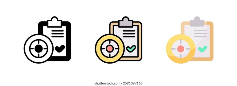 Goals Icon Element For Design