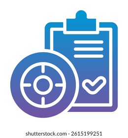Goals Icon Element For Design