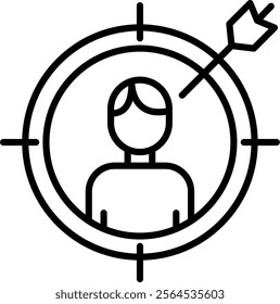 Goals Icon Symbol Art Sign