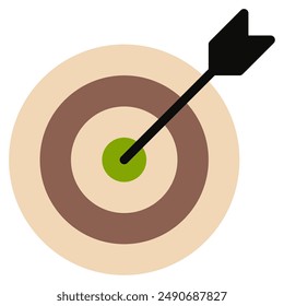 Goals icon for web, app, infographic, etc