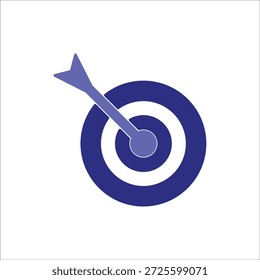 Iconos de objetivos. Ilustración vectorial de color simple