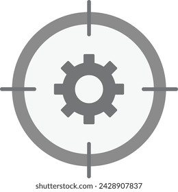 Goals Management icon vector image. Suitable for mobile application web application and print media.
