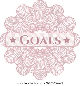 Goals rosette