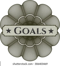 Goals rosette