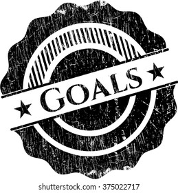 Goals with rubber seal texture