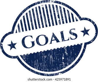 Goals with rubber seal texture