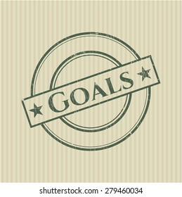 Goals rubber stamp