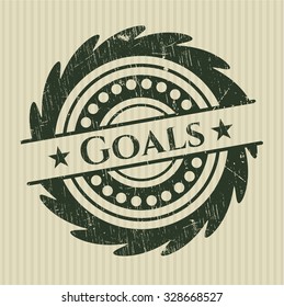 Goals rubber stamp