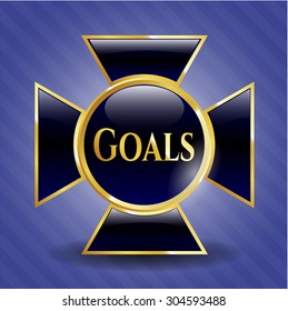 Goals shiny badge