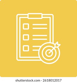 Ícone de vetor de metas. Pode ser usado para impressão, aplicativos móveis e da Web.
