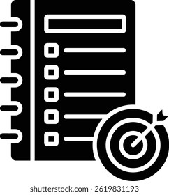 Goals vector icon. Can be used for printing, mobile and web applications.