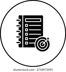 Icono de Vector de objetivos. Se puede utilizar para aplicaciones de impresión, móviles y de Web.