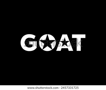 GOAT is an abbreviation for Greatest Of All Time, a nickname for someone who has extraordinary achievements in a professional field. This nickname is most often used in sports.