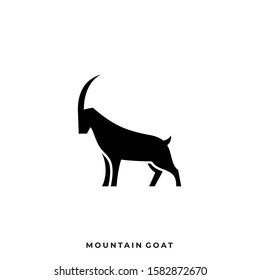 Goat Abstract Illustration Vector Template. Suitable for Creative Industry, Multimedia, entertainment, Educations, Shop, and any related business