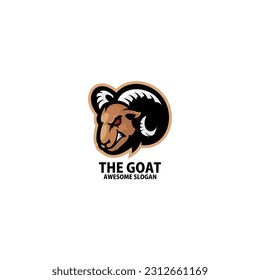 goat angry logo gaming esport design