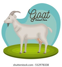 goat animal farm icon