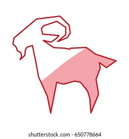 Goat animal symbol