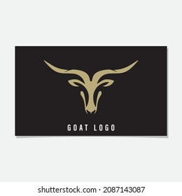 GOAT OR ARIES LOGO DESIGN VECTOR