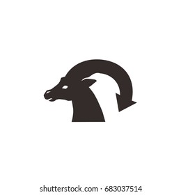 Goat back logo