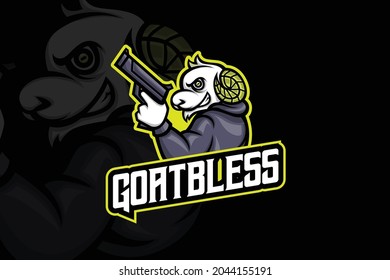 Goat Bless - Esport Logo Template
