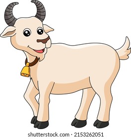 Goat Cartoon Colored Clipart Illustration Stock Vector (Royalty Free ...