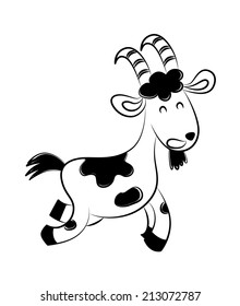 Goat Cartoon Vector
