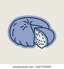 Goat Cheese isolated icon. Farm animal sign. Graph symbol for your web site design, logo, app, UI. Vector illustration