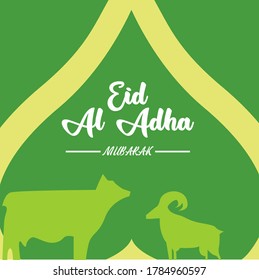 Goat and Cow Eid Al Adha Background