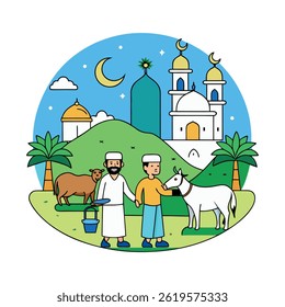 Goat and Crescent: Celebrating Eid al-Adha
