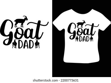Goat dad svg design file