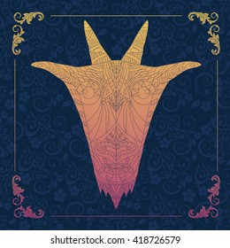 Goat decorative painting