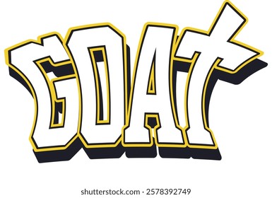  GOAT Design Christian typography for sweatshirt religious Hoodie graffiti