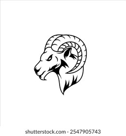 GOAT Design Logo Vector Template
