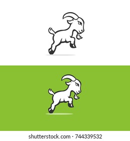 goat designed in vector format.