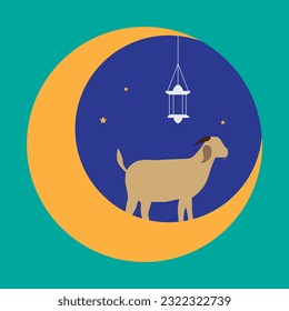 goat eid adha 
sacrifice happily