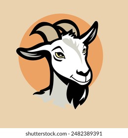 The goat farm animal became a company logo