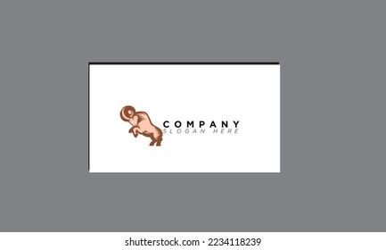 goat fighting Creative Logo for Branding and Company