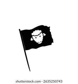 goat flag to commemorate Eid al-Adha
