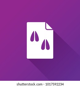 goat footprint icon