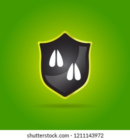 goat footprint icon