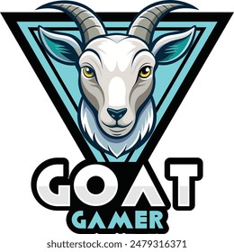 Goat Gaming Triangle Unique Logo.