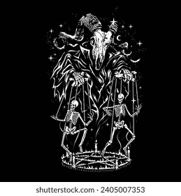 Goat God Cult Ritual Dark Art