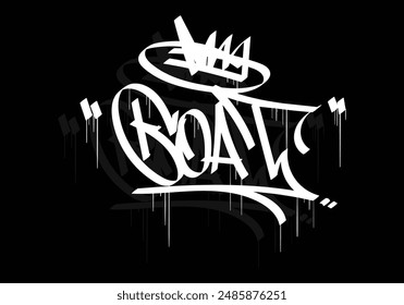 GOAT graffiti tag style design