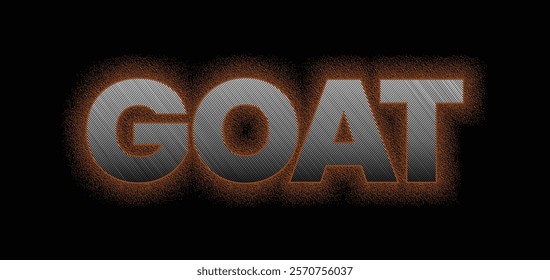 GOAT Greatest of All Time,typography tee shirt design.Motivation and inspirational quote.Clothing,t shirt,apparel and other uses Vector print, typography, poster.