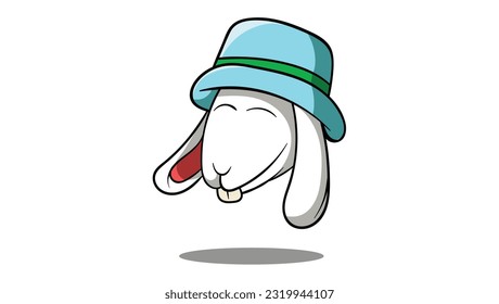Goat With Hat logo abstract vector design template
