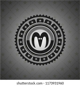 goat head icon inside black badge