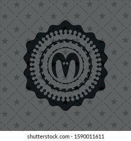 goat head icon inside black emblem