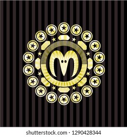 goat head icon inside shiny emblem
